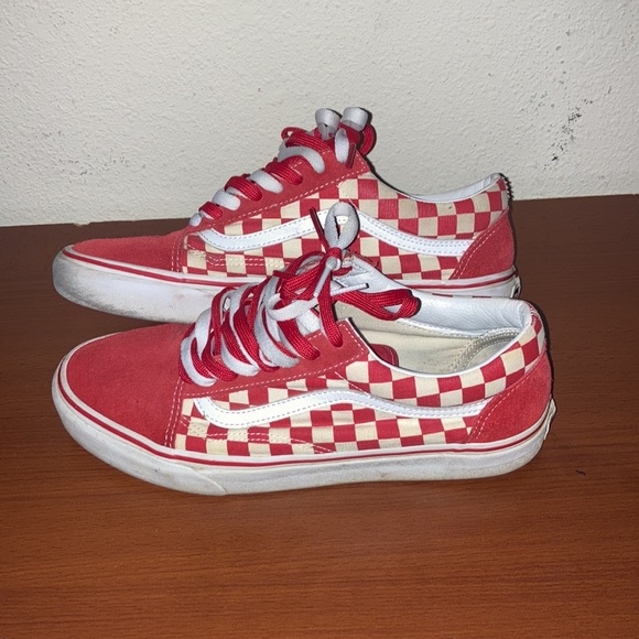 Red Checkered Vans - Picture 2 of 7